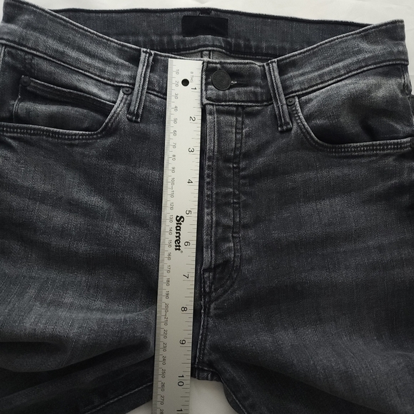 MOTHER The Stunner Ankle Fray Jeans in Friday The 13th - Picture 11 of 12